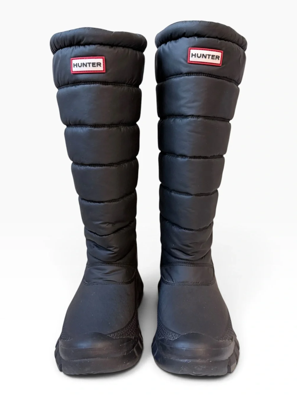 Hunter Intrepid Tall Winter Snow Boots Black Size 7